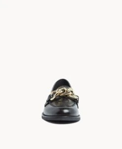 Fae Chain Loafer -Bullboxer AU Shop FaeChain23wSLMO Black Croc Leather 3