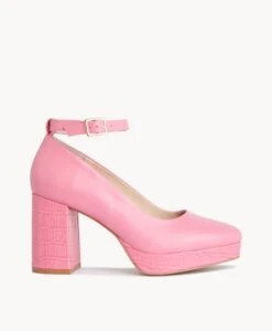 Fleur Platform -Bullboxer AU Shop Fleur23wMCDO Peony Pink Leather 2