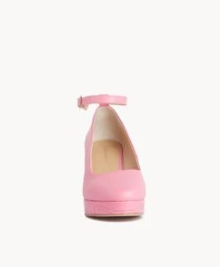 Fleur Platform -Bullboxer AU Shop Fleur23wMCDO Peony Pink Leather 3