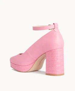 Fleur Platform -Bullboxer AU Shop Fleur23wMCDO Peony Pink Leather 4