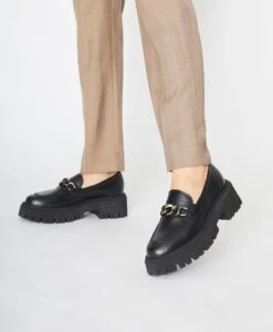 Fox Loafer -Bullboxer AU Shop Fox22wSLMO Black Leather 6798