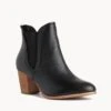 Francine Wide Ankle Boot -Bullboxer AU Shop FrancineWide22wMCDO Black Leather 1