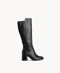 Freida Knee High Boot -Bullboxer AU Shop FreidaWide23wMCDO Black Leather 2