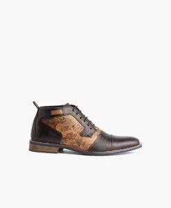 Bullboxer Georges Leather Dress Boot -Bullboxer AU Shop Georges14wSULO Dark Brown Floral 2 1