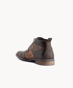 Bullboxer Georges Leather Dress Boot -Bullboxer AU Shop Georges14wSULO Dark Brown Floral 4 1