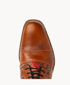 Bullboxer Georges Leather Dress Boot -Bullboxer AU Shop Georges14wSULO Floral Cognac 5 2