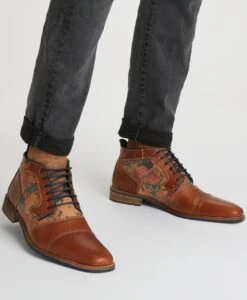 Bullboxer Georges Leather Dress Boot -Bullboxer AU Shop Georges14wSULO Floral Cognac Hero 1