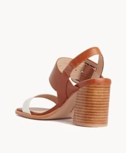 Griffen Heel -Bullboxer AU Shop Griffen22sMCDO Brandy leather White leather 4