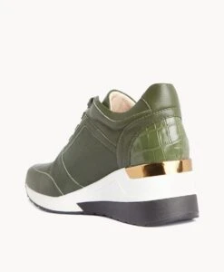 Hero Platform Sneaker -Bullboxer AU Shop Hero W Olive Leather Olive Croc 4