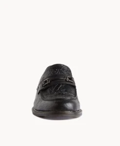 Husky Loafer -Bullboxer AU Shop Husky20sIMPO Black floral emboss 3 2