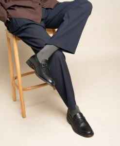 Husky Loafer -Bullboxer AU Shop Husky Black Leather 03466 WEB