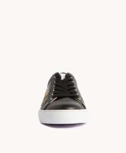 Imogen Sneaker -Bullboxer AU Shop Imogen W Black Leather Embroidery 3