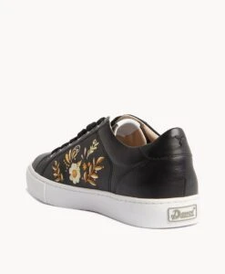 Imogen Sneaker -Bullboxer AU Shop Imogen W Black Leather Embroidery 4