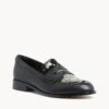 Iova Loafer -Bullboxer AU Shop Iova23wMCDO Black Floral Black Suede 1