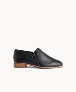 Janice Wide Flat -Bullboxer AU Shop JaniceWide21wMCDO Black Leather 2