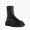 Kaddie Ankle Boot -Bullboxer AU Shop Kaddie23wMCDO Black Leather Black Croc 1 1