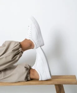 Kaden Sneaker -Bullboxer AU Shop Kaden W White Leather 0781 WEB