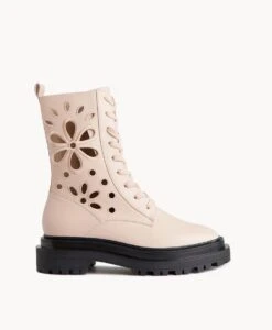 Kira Combat Boot -Bullboxer AU Shop Kira22wMCDO pink Leather 2