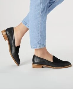 Lapel Dress Loafer -Bullboxer AU Shop Lapel21wMCDO Black Leather Combo Hero 1