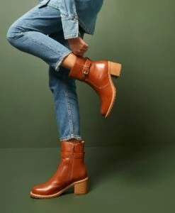 Luca Ankle Boot -Bullboxer AU Shop Luca Brandy Leather 0817