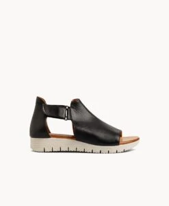 Lucy Covered Sandal -Bullboxer AU Shop Lucy18sBUEO Black 2 1