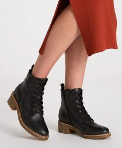 Bertrum Lace Up Boot -Bullboxer AU Shop MC AW19 Bertrum Black Hero