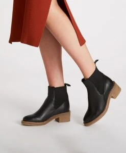 Blythe Leather Chelsea Boot -Bullboxer AU Shop MC AW19 Blythe Black Hero