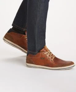 Bullboxer Gabriel Leather Sneaker -Bullboxer AU Shop MC AW19 Gabriel Cognac Hero