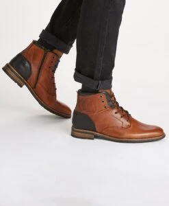 Bullboxer Titian Lace Up Boot 13 Bullboxer Titian Lace Up Boot -Bullboxer AU Shop MC AW19 Titian Cognac Hero 1