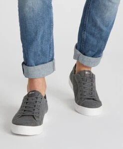 Madsen Canvas Sneaker -Bullboxer AU Shop Madsen Canvas M Dark Grey Hero
