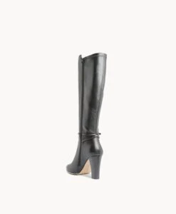 Magnus Knee High Boot -Bullboxer AU Shop Magnus22wSPSO Black Leather 4