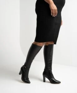 Magnus Knee High Boot -Bullboxer AU Shop Magnus22wSPSO Black Leather7277 WEB