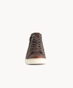 Maguire High Top Sneaker -Bullboxer AU Shop Maguire M Dark Brown Leather 3