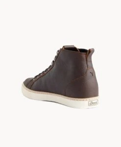 Maguire High Top Sneaker -Bullboxer AU Shop Maguire M Dark Brown Leather 4