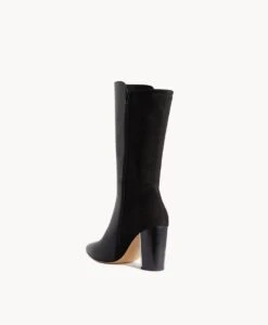 Mango Mid Calf Boot -Bullboxer AU Shop Mango22wSPSO Black Leather 4