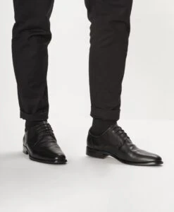 Marcelo Dress Shoe -Bullboxer AU Shop Marcelo21sVTSO Black Leather ECOMM