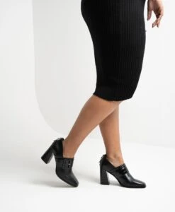 Markle Heel -Bullboxer AU Shop Markle23wMCDO Black Leather Black Croc7209 WEB