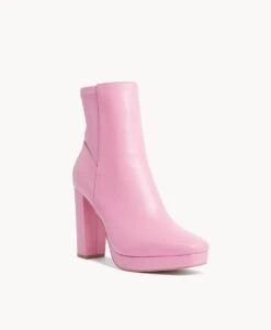 Mercy Ankle Boot -Bullboxer AU Shop Mercy23wMCDO Peony Pink Leather 1