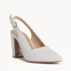 Meringue Slingback Heel -Bullboxer AU Shop Meringue23wMCDO White Leather 1 2