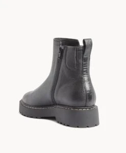 Odin Ankle Boot -Bullboxer AU Shop Odin23wMCDO Black Leather 4