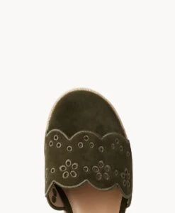 Oriel Wedge Sandal -Bullboxer AU Shop Oriel22sMCDO Olive Suede 5 1