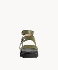 Paige Sandal 10 Paige Sandal -Bullboxer AU Shop Paige21sMCDO Olive Leather 3 1