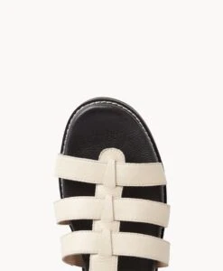 Paisley Strappy Sandal -Bullboxer AU Shop Paisley22sMCDO Vintage Cream Leather 5