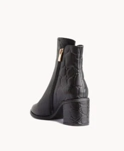 Parker Ankle Boot 11 Parker Ankle Boot -Bullboxer AU Shop Parker22wVTSO Black Croc Black Leather 4