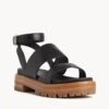 Paws Sandal -Bullboxer AU Shop Paws22sMNCO Black Leather 1