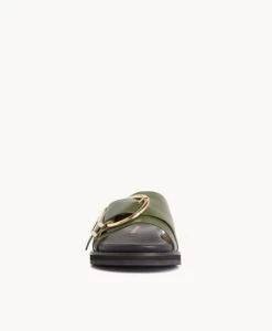Pearl Slide -Bullboxer AU Shop Pearl22sMNCO Olive Leather 3