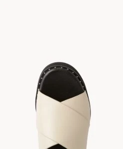 Priya Sandal -Bullboxer AU Shop Priya22sMNCO Vintage Cream Leather 5