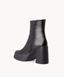 Rave Platform Ankle Boot -Bullboxer AU Shop Rave23wPLXO Black Leather 4