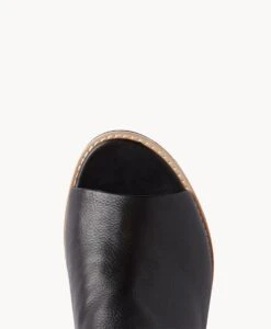 Reya Wedge Sandal -Bullboxer AU Shop Reya22sMCDO Black Leather 5