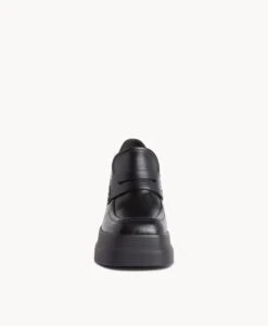 Rita Platform Loafer -Bullboxer AU Shop Rita23wPLXO Black Leather 3 1